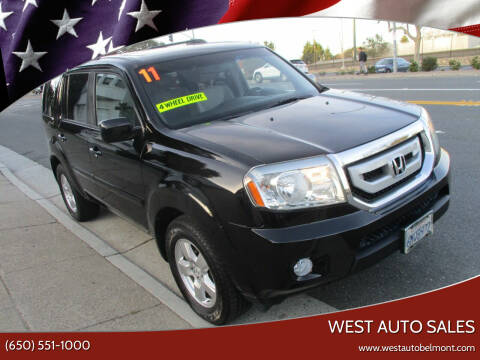 2011 Honda Pilot for sale at West Auto Sales in Belmont CA