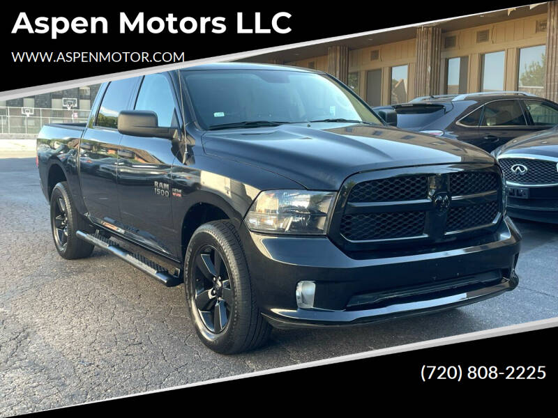 2017 RAM 1500 for sale at Aspen Motors LLC in Denver CO