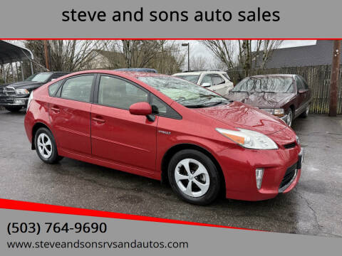 2014 Toyota Prius for sale at steve and sons auto sales - Steve & Sons Auto Sales 2 in Portland OR