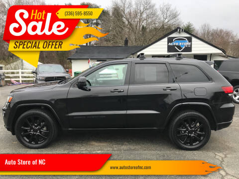 2017 Jeep Grand Cherokee for sale at Auto Store of NC - Walnut Cove in Walnut Cove NC