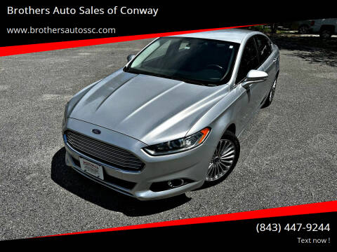 2016 Ford Fusion for sale at Brothers Auto Sales of Conway in Conway SC