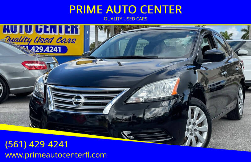 2014 Nissan Sentra for sale at PRIME AUTO CENTER in Palm Springs FL