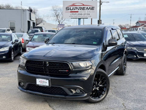 2015 Dodge Durango for sale at Supreme Auto Sales in Chesapeake VA