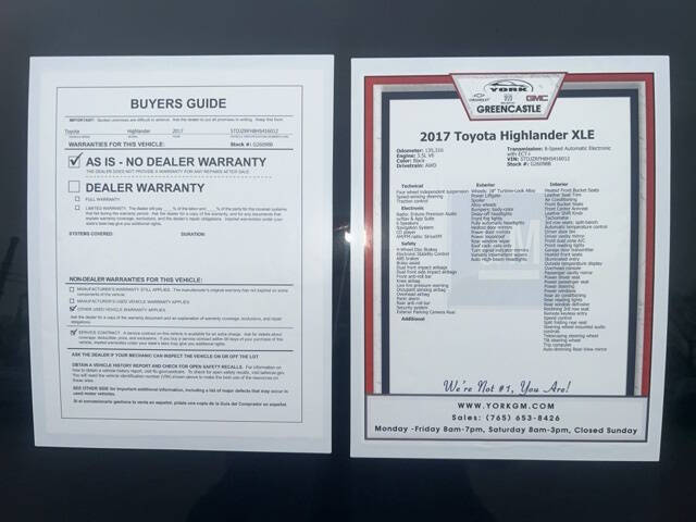 2017 Toyota Highlander XLE