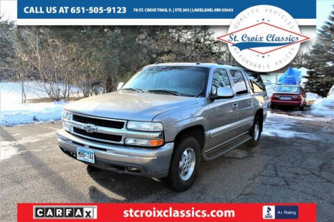 2003 Chevrolet Suburban for sale at St. Croix Classics in Lakeland MN
