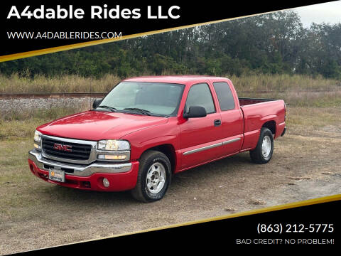 2004 GMC Sierra 1500 for sale at A4dable Rides LLC in Haines City FL