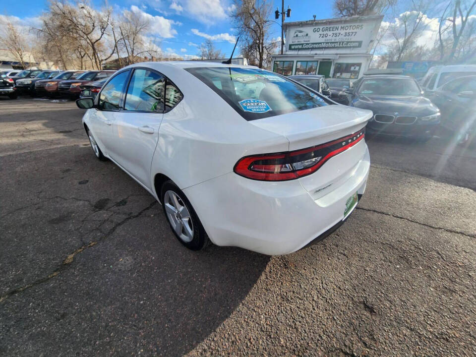 2016 Dodge Dart for sale at GO GREEN MOTORS in Lakewood, CO