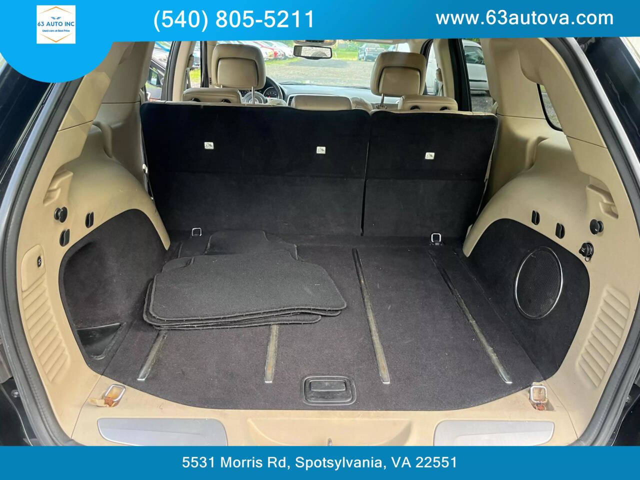 2012 Jeep Grand Cherokee for sale at 63 Auto Inc in Spotsylvania, VA