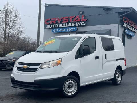 2016 Chevrolet City Express Cargo for sale at Crystal Auto Sales Inc in Nashville TN