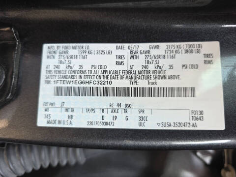 2017 Ford F-150 Lariat