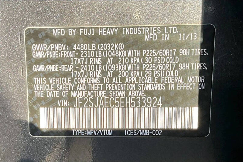 2014 Subaru Forester 2.5i Premium