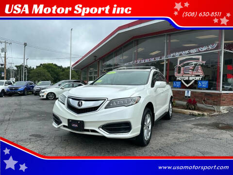 2017 Acura RDX for sale at USA Motor Sport inc in Marlborough MA