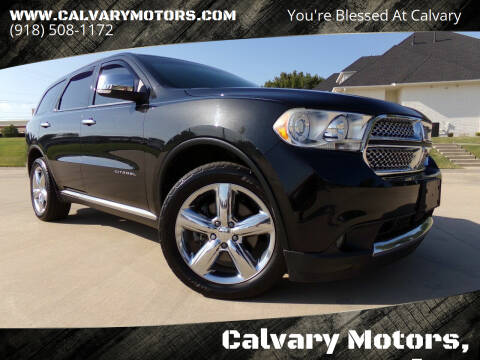 2013 Dodge Durango for sale at Calvary Motors, Inc. in Bixby OK