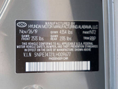 2020 Hyundai Sonata SEL Plus
