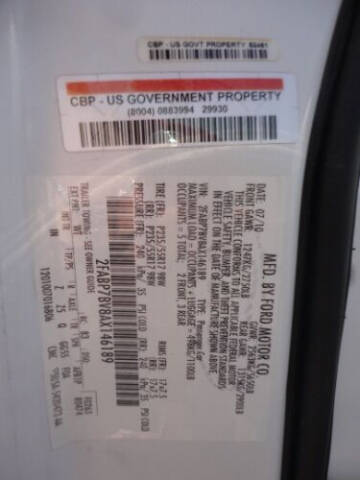 2010 Ford Crown Victoria