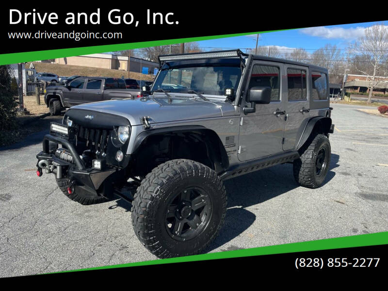 2014 Jeep Wrangler Unlimited for sale at Drive and Go, Inc. in Hickory NC