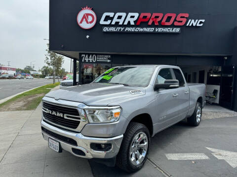 2021 RAM 1500 for sale at AD CarPros, Inc. in Downey CA