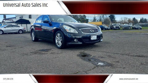 2013 Infiniti G37 Sedan for sale at Universal Auto Sales Inc in Salem OR