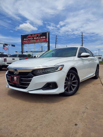 2021 Honda Accord for sale at AMT AUTO SALES LLC in Houston TX