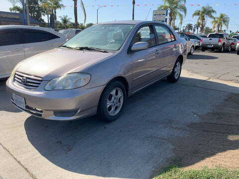 2003 Toyota Corolla for sale at 3K Auto in Escondido CA