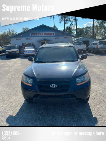 2008 Hyundai Santa Fe for sale at Supreme Motors in Leesburg FL