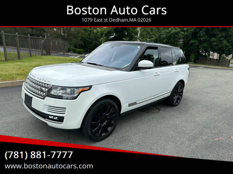 2015 Land Rover Range Rover for sale at Boston Auto Cars in Dedham MA