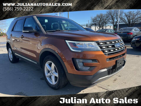 2017 Ford Explorer for sale at Julian Auto Sales in Warren MI