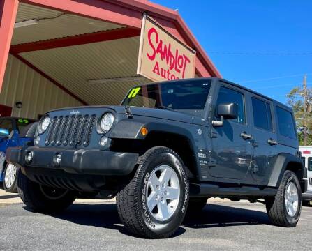 2017 Jeep Wrangler Unlimited for sale at Sandlot Autos in Tyler TX