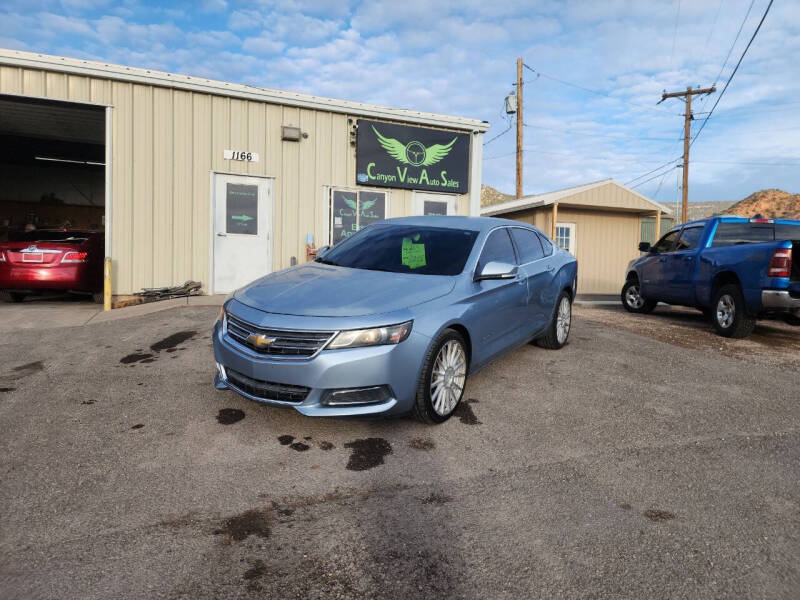 2014 Chevrolet Impala for sale at Canyon View Auto Sales in Cedar City UT