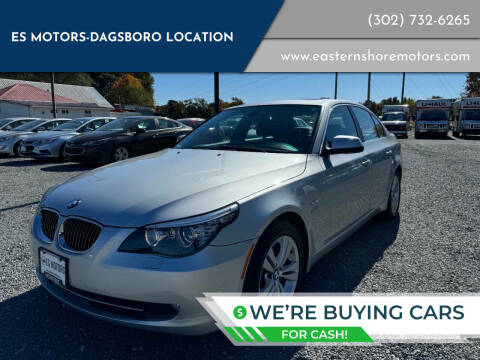 2010 BMW 5 Series for sale at ES Motors-DAGSBORO location in Dagsboro DE