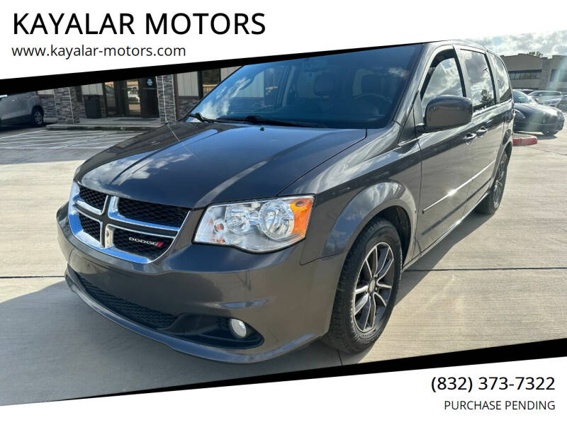 2017 Dodge Grand Caravan for sale at KAYALAR MOTORS in Houston TX