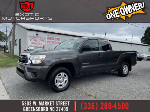 2012 Toyota Tacoma for sale at Exotic Motorsports in Greensboro NC