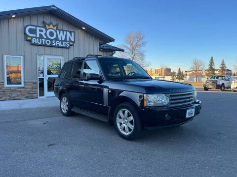 2008 Land Rover Range Rover for sale at Crown Motor Inc in Grand Forks ND