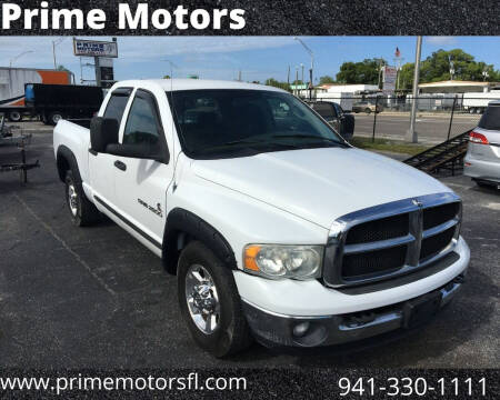 2004 Dodge Ram Pickup 2500 for sale at Prime Motors in Sarasota FL