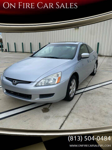 2005 Honda Accord for sale at On Fire Car Sales in Tampa FL