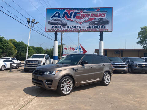 2015 Land Rover Range Rover Sport for sale at ANF AUTO FINANCE in Houston TX