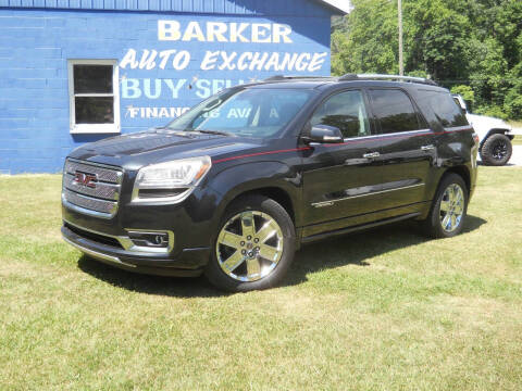 2015 GMC Acadia for sale at BARKER AUTO EXCHANGE in Spencer IN