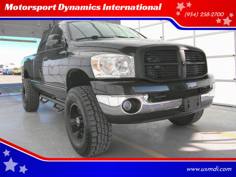 2007 Dodge Ram 2500 for sale at Motorsport Dynamics International in Pompano Beach FL