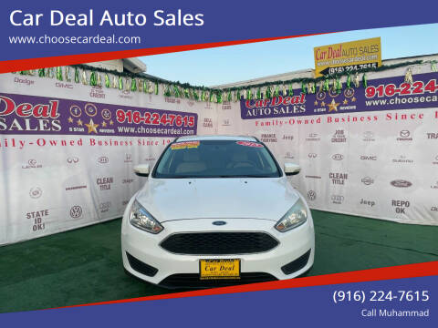 2015 Ford Focus for sale at Car Deal Auto Sales in Sacramento CA