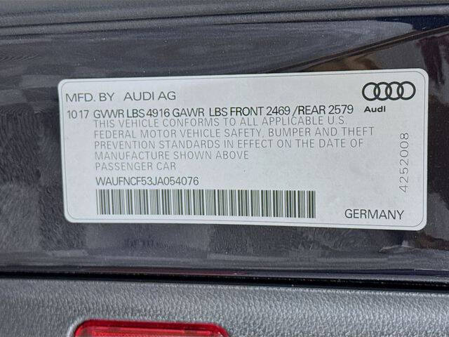 2018 Audi A5 Sportback 2.0T quattro Prestige