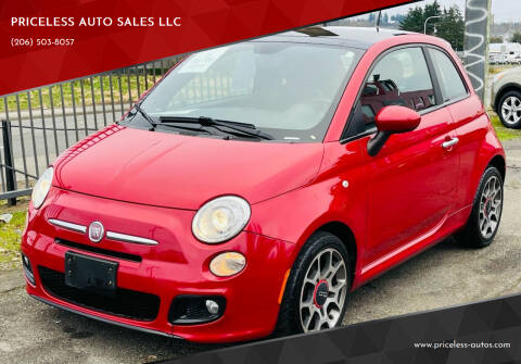 2012 FIAT 500 for sale at PRICELESS AUTO SALES LLC in Auburn WA