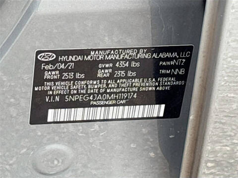 2021 Hyundai Sonata SE