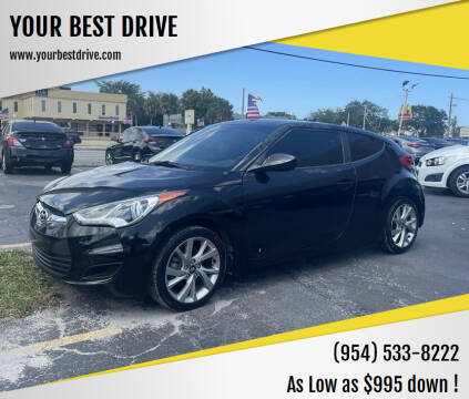 2016 Hyundai Veloster for sale at YOUR BEST DRIVE in Oakland Park FL