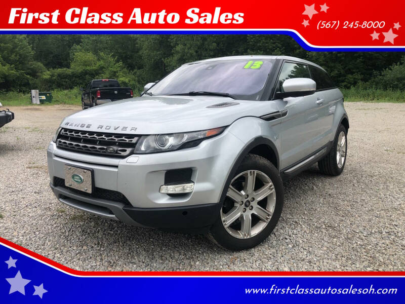 2013 Land Rover Range Rover Evoque Coupe for sale at First Class Auto Sales MI in Erie MI