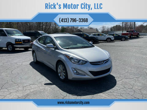 2014 Hyundai Elantra for sale at Rick's Motor City, LLC in Springfield MA