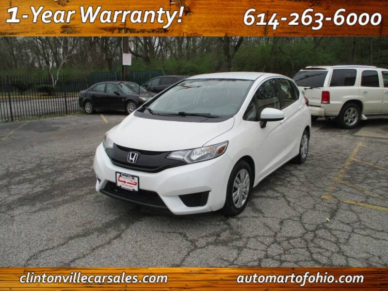 2016 Honda Fit for sale at Clintonville Car Sales - AutoMart of Ohio in Columbus OH