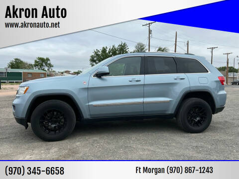 2012 Jeep Grand Cherokee for sale at Akron Auto - Fort Morgan in Fort Morgan CO