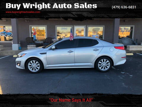 2015 Kia Optima for sale at Buy Wright Auto Sales in Rogers AR