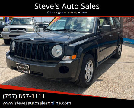 2010 Jeep Patriot for sale at Steve's Auto Sales in Norfolk VA