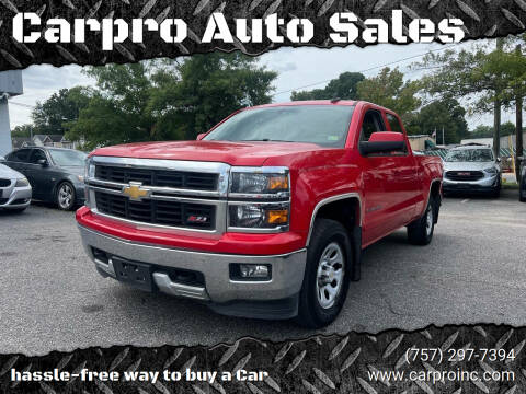 2015 Chevrolet Silverado 1500 for sale at Carpro Auto Sales in Chesapeake VA